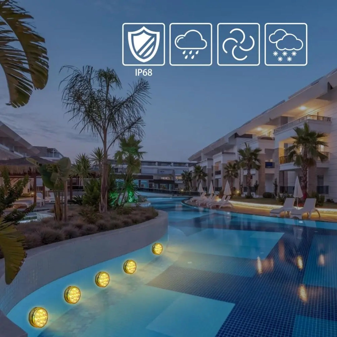 Zwembad verlichting - Oplaadbare Waterdichte LED Verlichting