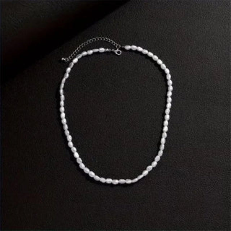Parel Ketting - Barokke Ketting met Imitatie Parels - Lunarex