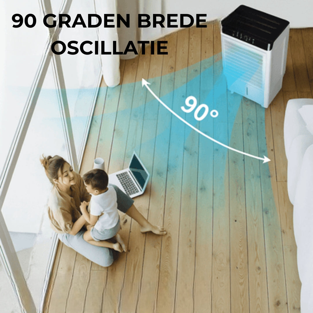 Mobiele Airco - 40L Voor Thuis en Kantoor