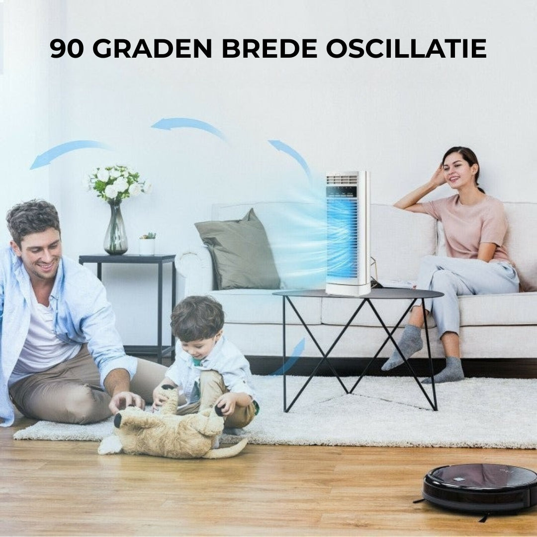 Mobiele airconditioner - krachtige luchtkoeler voor slaapkamer en woonkamer