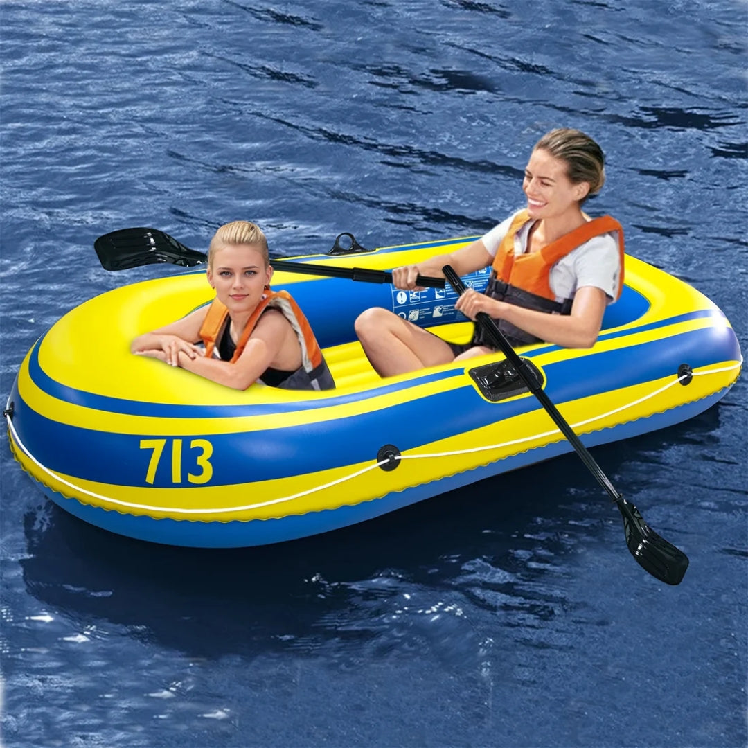 Opblaasboot - Comfortabele 2 Persoons Vissersboot