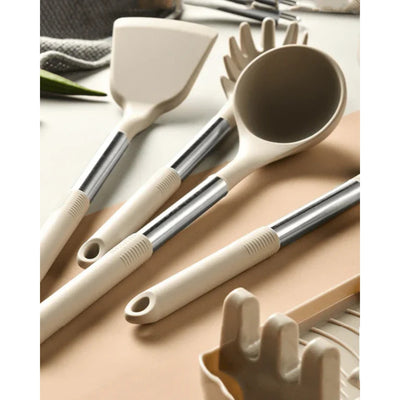 Keukengerei Set - Complete Siliconen Kookset met Houder - NordicChef