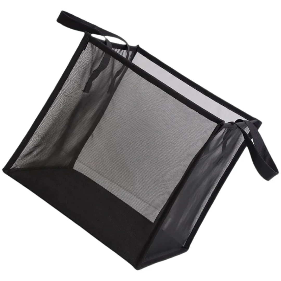 Opvouwbare mesh wasmand met handvaten