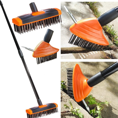 Onkruid borstel set - 3-in-1 compact voor reinigen van voegen