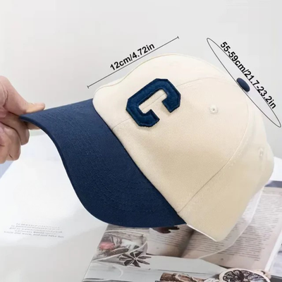 Baseball Cap met Letterdetail - Urbanix