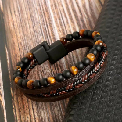 Heren Armband met Magnetische Sluiting - Vardeno