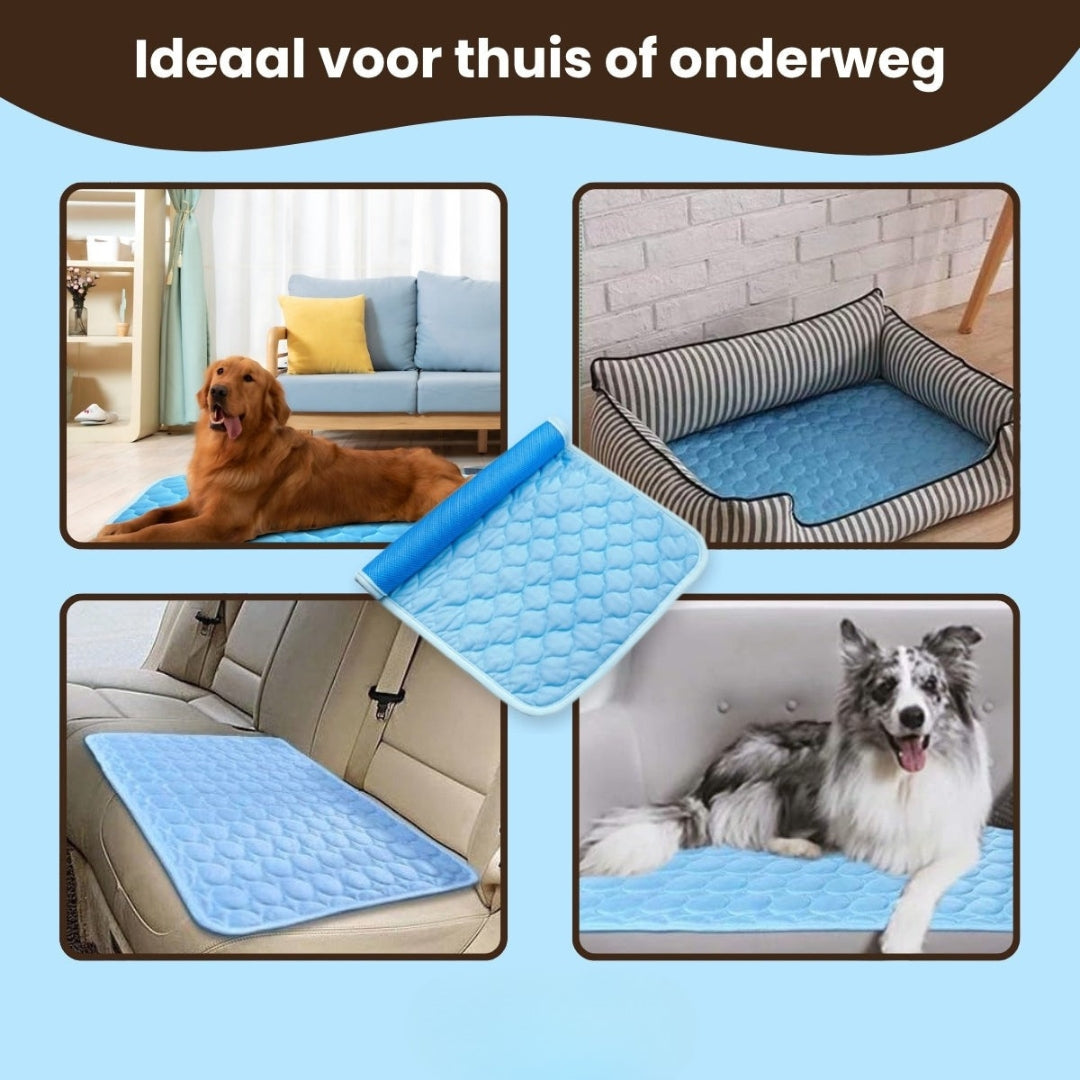 FrostNest - Koelmat voor Huisdieren - Zelfkoelende Verkoeling - 1+1 GRATIS