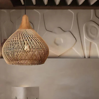 Ravena - Handgewebte Boho-Hängelampe