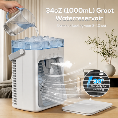 Draagbare Airconditioner - 5-in-1 Persoonlijke Luchtkoeler