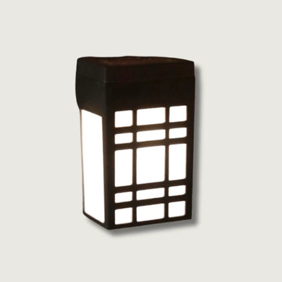 Japandi solcellelampe - Solcelle væglampe med tidløst Japandi-design