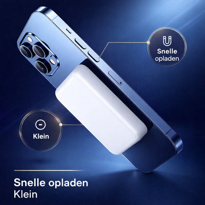 Magnetische powerbank - Draadloos 20W Snellader