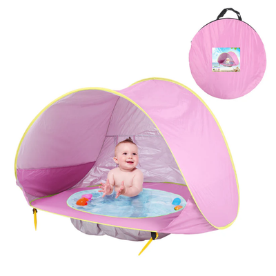 Baby strandtent - Pop-up Zon-Bescherming Tent met Waterbad