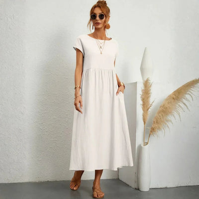 Elegante en comfortabele lange zomerjurk voor dames