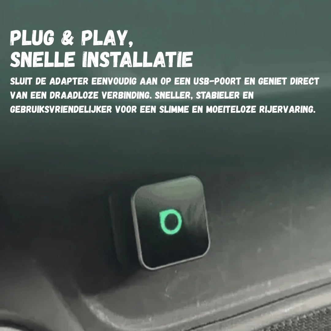 Carplay Connector - Trådløs CarPlay & Android Auto Adapter