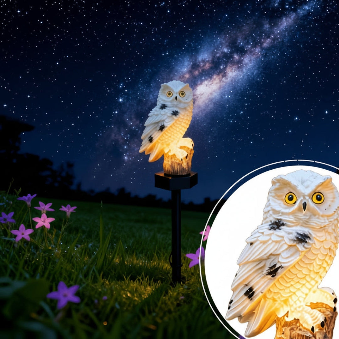 Solar LED Uil - Sfeervolle Tuinverlichting Op Zonne-Energie