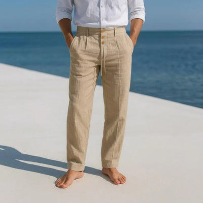 Linnen pantalon - Luchtige Heren Zomerbroek