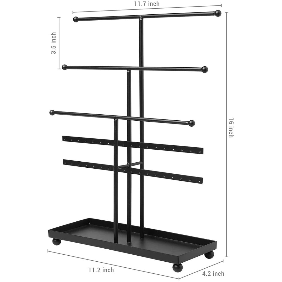 Sierraden Organizer - Luxe Sieradenrek Met Opbergbakje