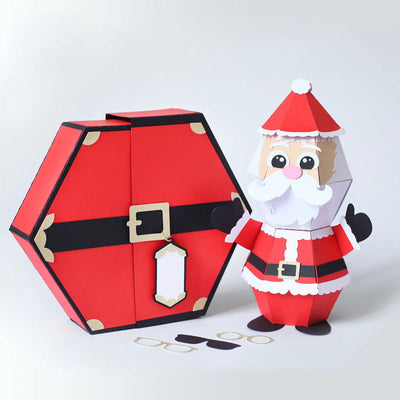 🎅3D Kerstman Prank Pop-up Box-kaart