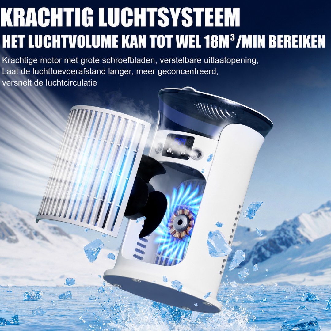 Mobiele Airconditioner - 4-in-1 Draagbare Luchtkoeler