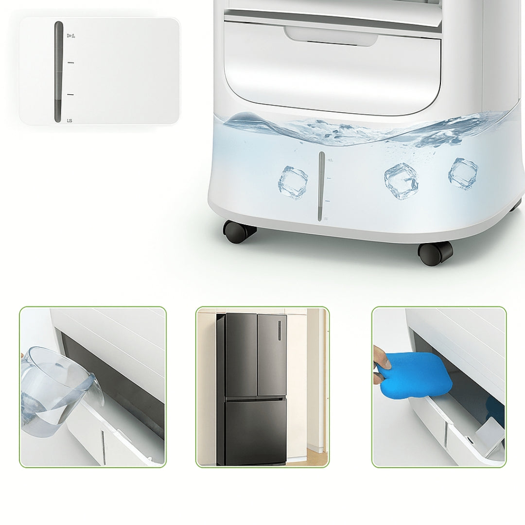 Mobiele Airco - Slimme 4-in-1 Luchtkoeler Voor Slaapkamer en Woonkamer