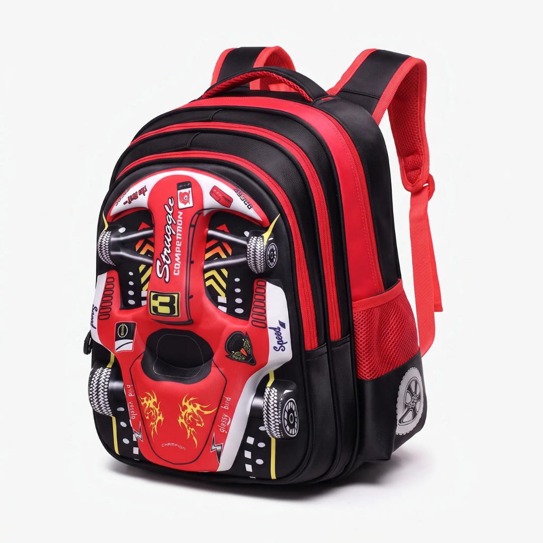 Schooltas - 3D Raceauto Design