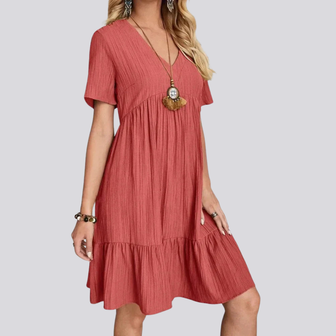 Jurk - Elegante V-Hals