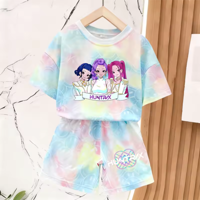 Kpop Kledingset - Vrolijke Zomer Set voor Meisjes - SmilePop