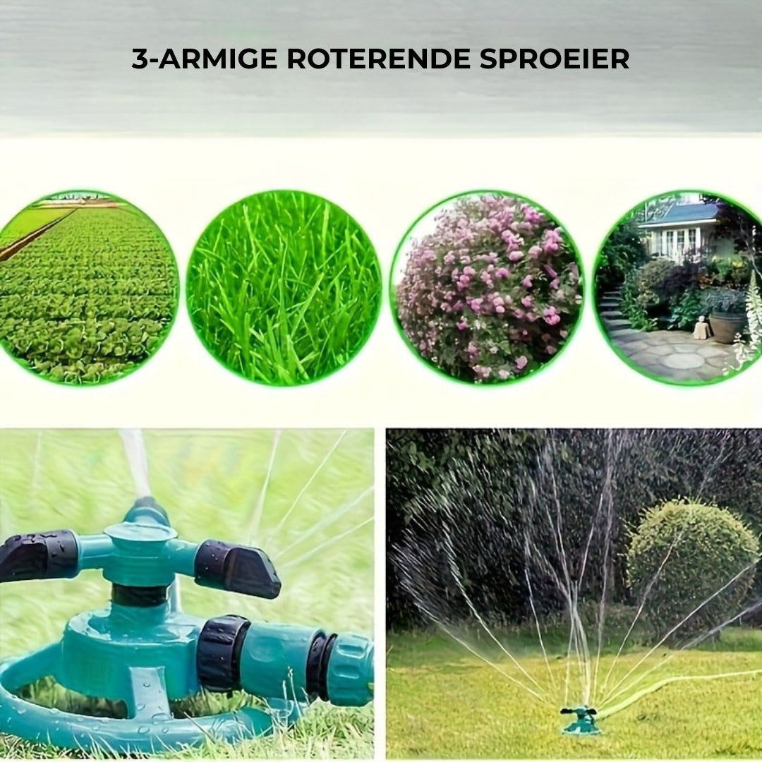 Irrigatie systeem - 360° Roterende Tuinsproeier