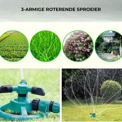 Irrigatie systeem - 360° Roterende Tuinsproeier