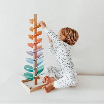 Interactieve Regenboog - Muzikale Knikkerboom voor Kinderen