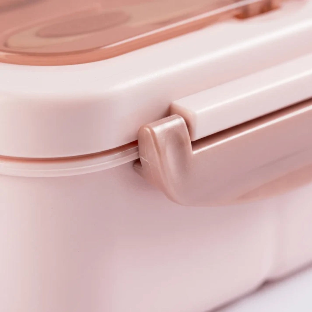 Rechthoekige Bento Lunch Box Met 3 Vakken
