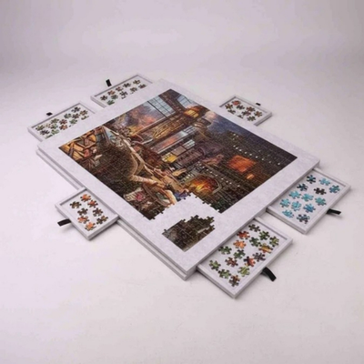 Puzzle - Plateau pliant pour puzzle avec système de rangement