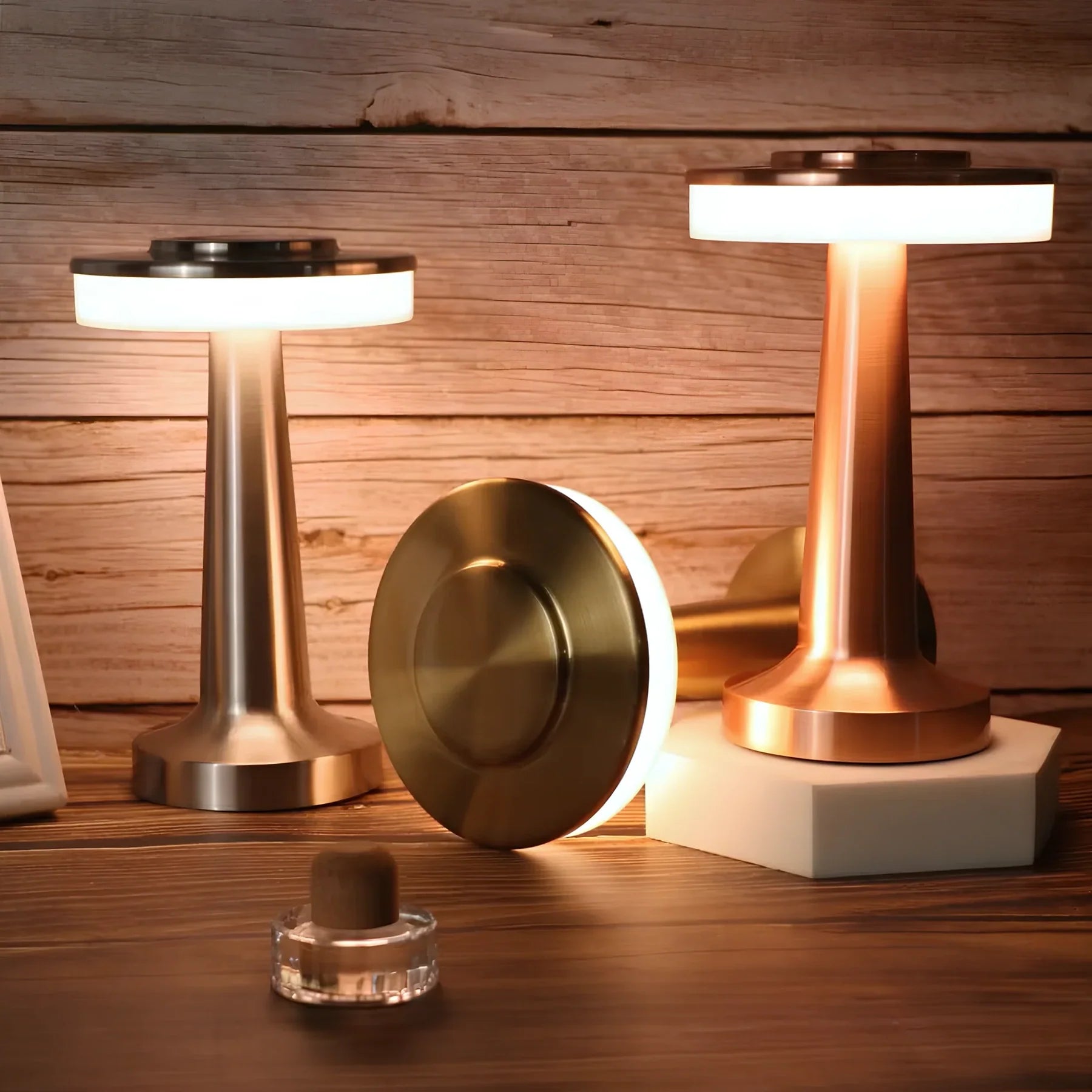 Tafellamp - Draadloze Retro Sfeerlamp - Veloura