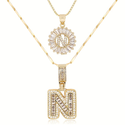 GemLetter Ketting - Initiaal Hanger met Luxe Glans