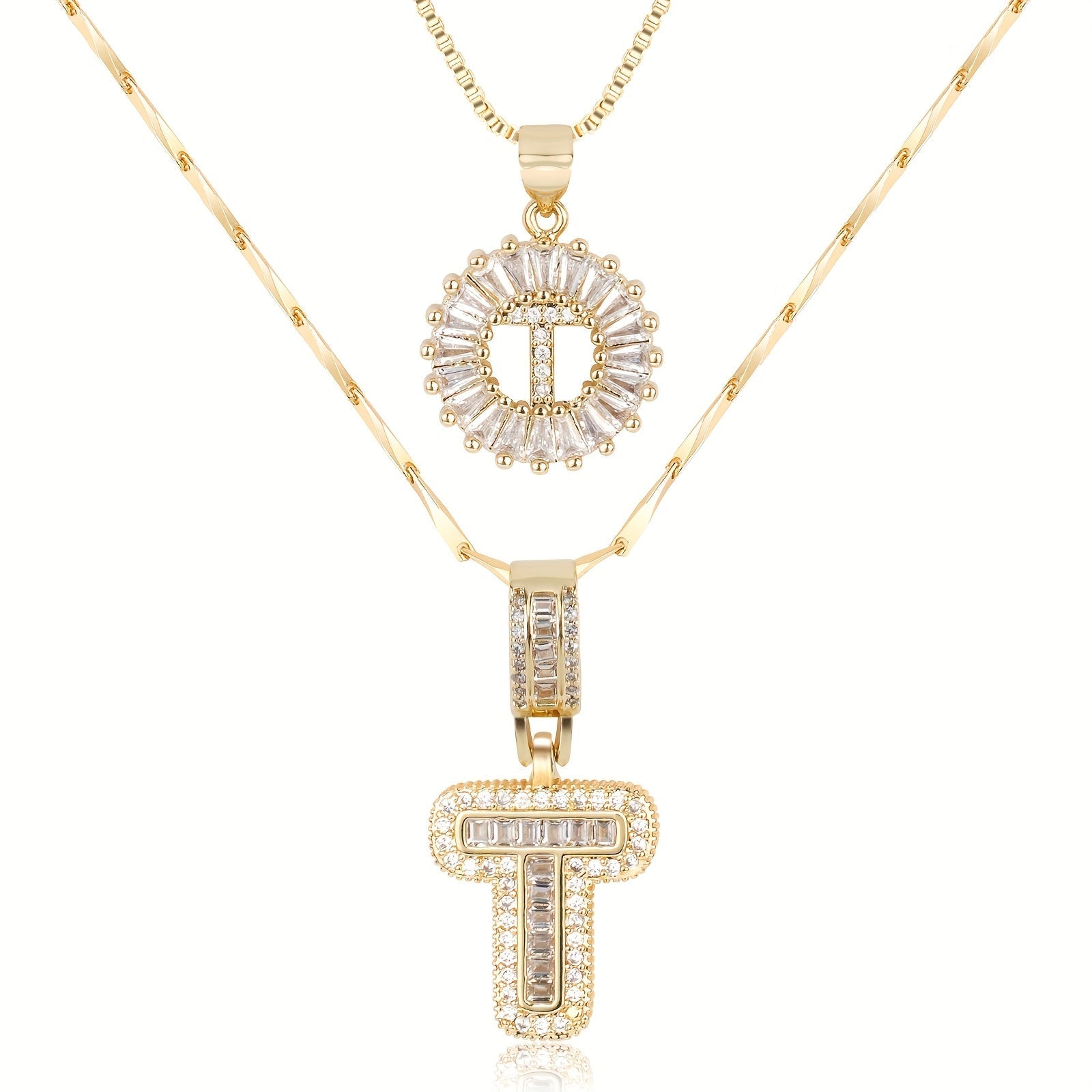 GemLetter Ketting - Initiaal Hanger met Luxe Glans