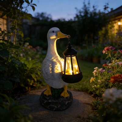 Solar Eend - Decoratieve Tuinlamp Op Zonne-Energie
