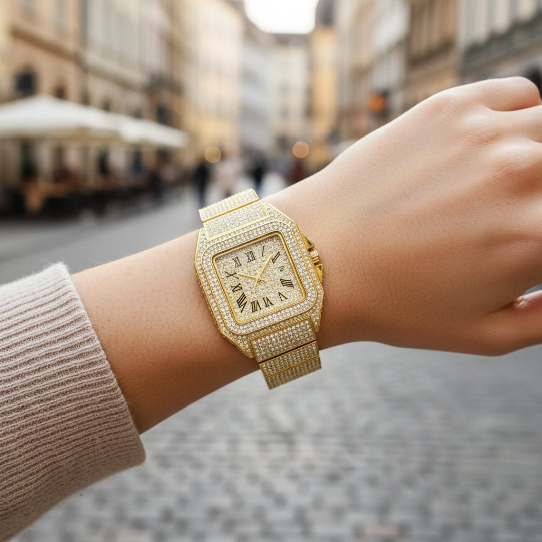 Dames Horloge - Elegant Vierkant Design