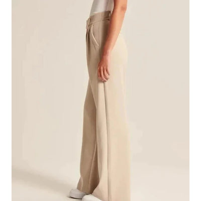 Wijde dames pantalon - Comfortabele Stretchbroek - LunaFit