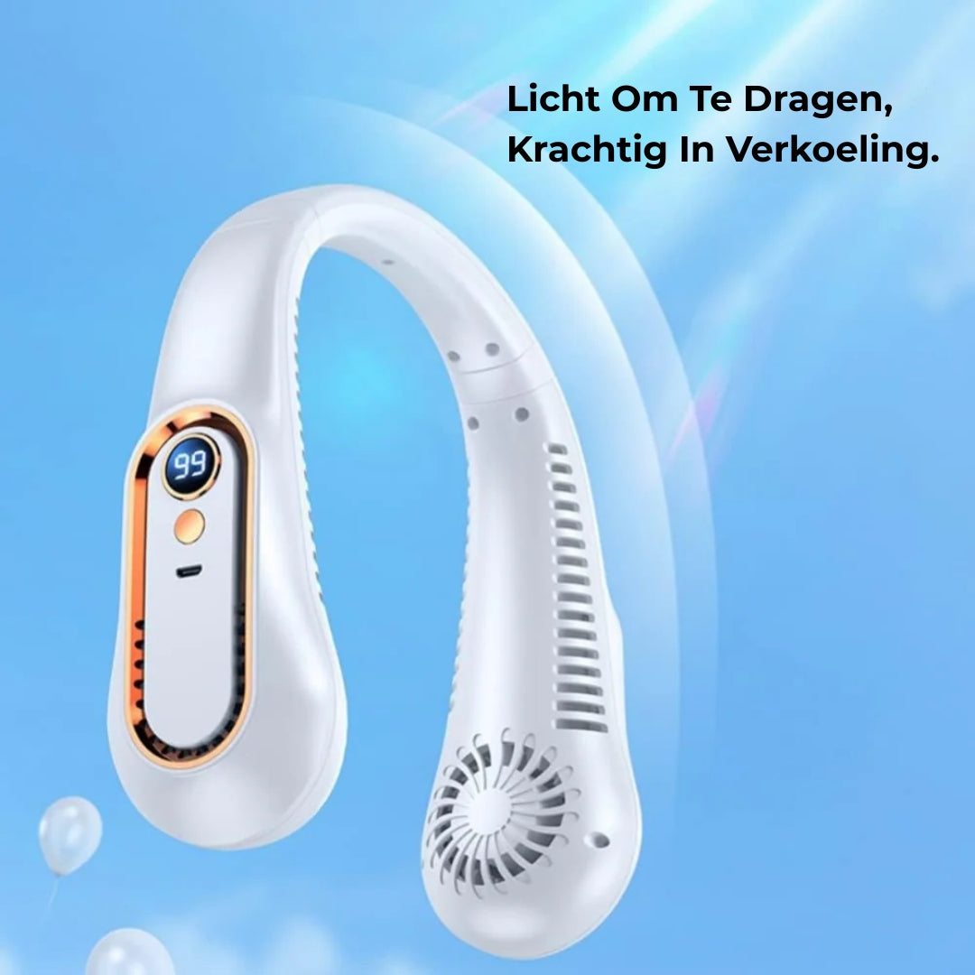 Nek Ventilator - Draadloze Handsfree Verkoeling