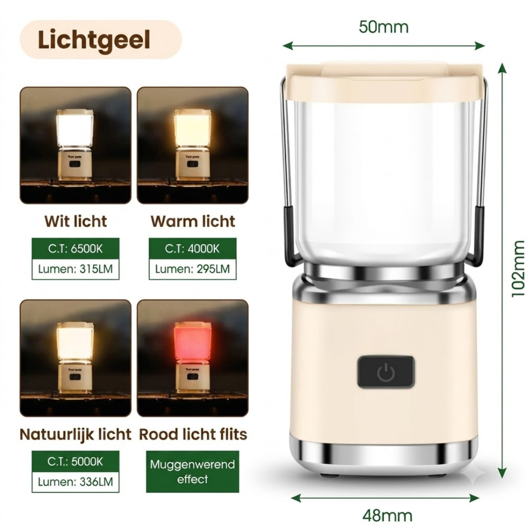 Muggenlamp - draagbaar met stil ontwerp