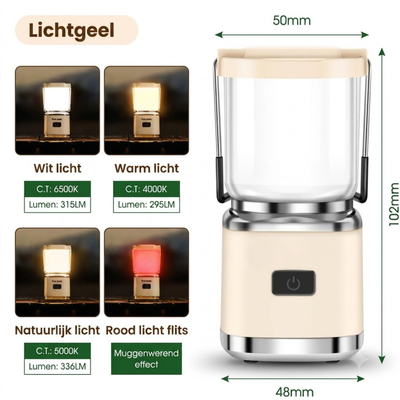 Muggenlamp - draagbaar met stil ontwerp