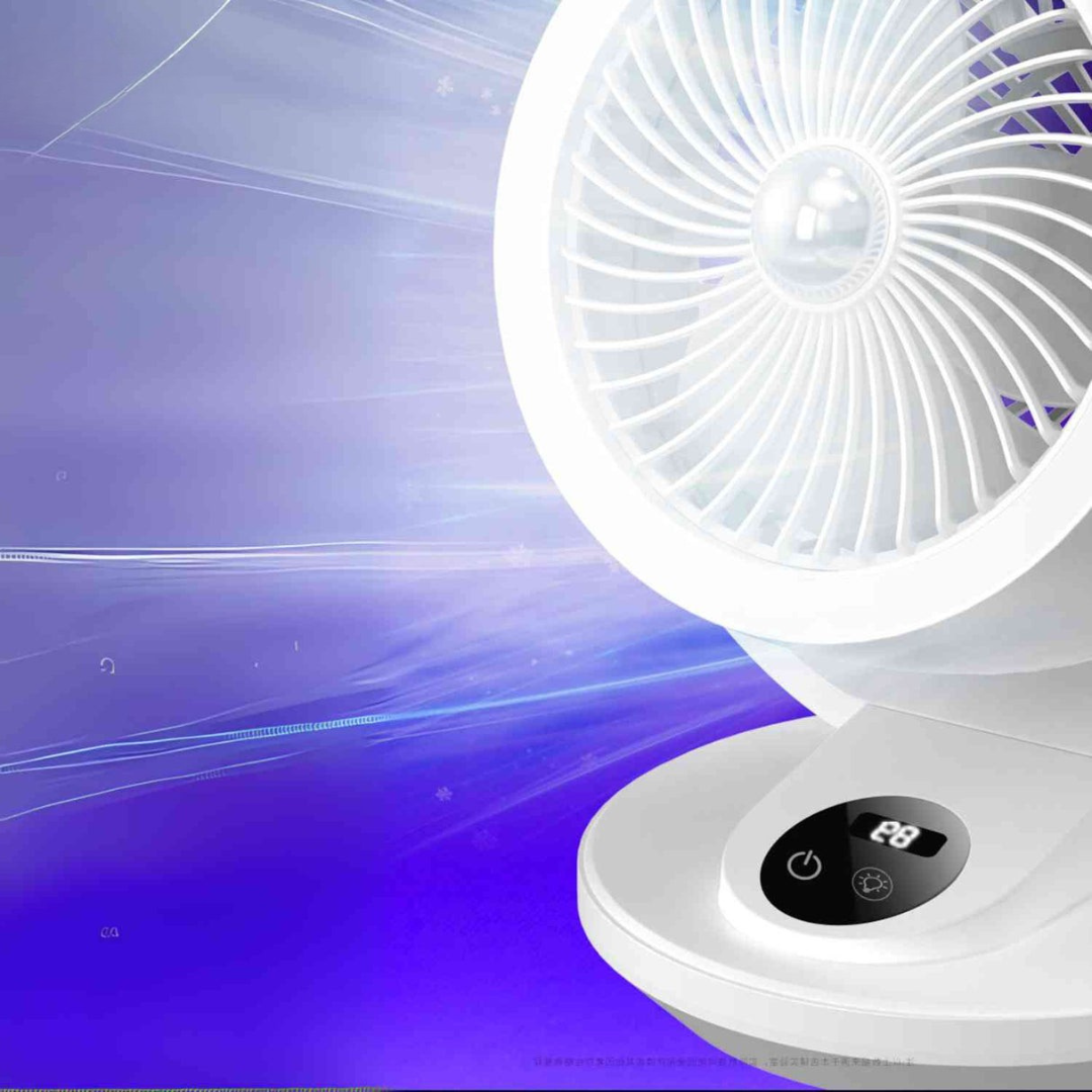Ventilator - Stille Mini Ventilator met Krachtige Luchtcirculatie - Airstream