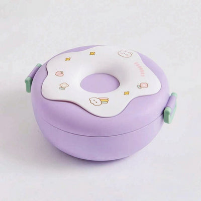 Lunch Box - Donutontwerp met 3 Vakken