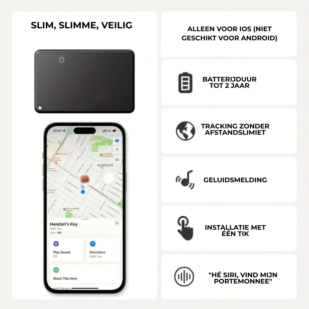 Tracking card - Ultra Dunne Smart Wallet Tracker