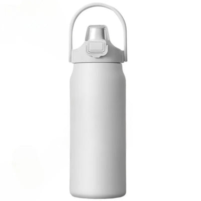 Thermofles - Premium Drinkfles Met Rietje Voor Kantoor, Sport en Reizen