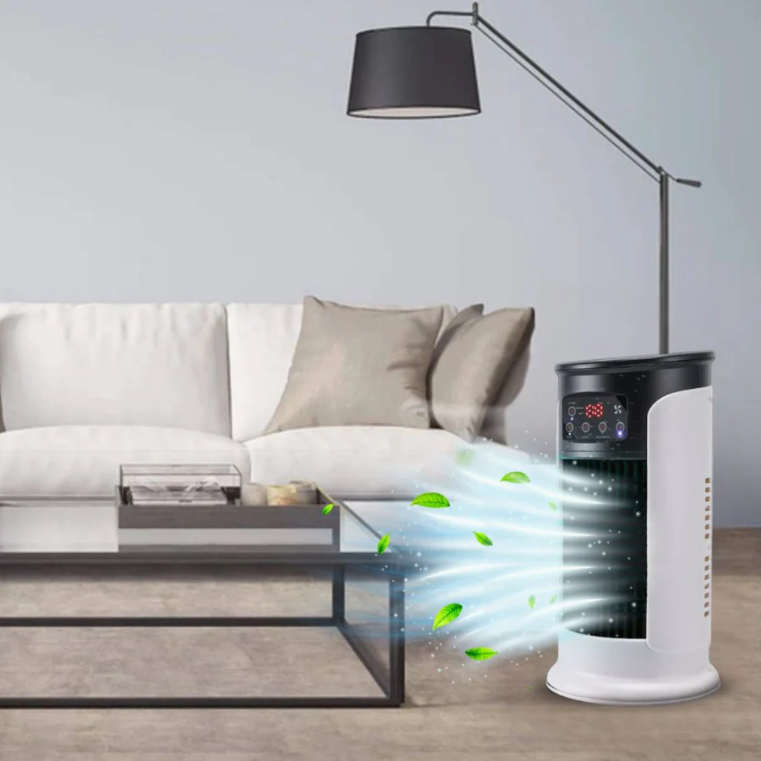 Draagbare Luchtkoeler Kolomventilator voor Thuis - BreezeFlow