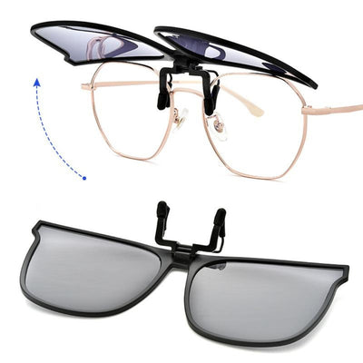 Zonnebril - Gepolariseerde Clip-On Flip-Up Lenzen