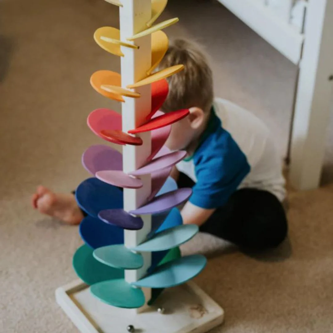 Interactieve Regenboog - Muzikale Knikkerboom voor Kinderen