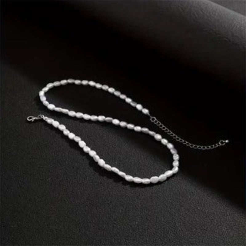 Parel Ketting - Barokke Ketting met Imitatie Parels - Lunarex