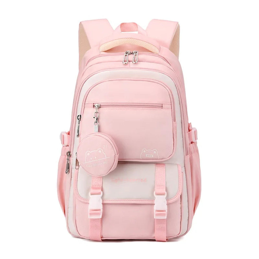 Schooltas Voor Meiden met Ruim Design en Meerdere Vakken